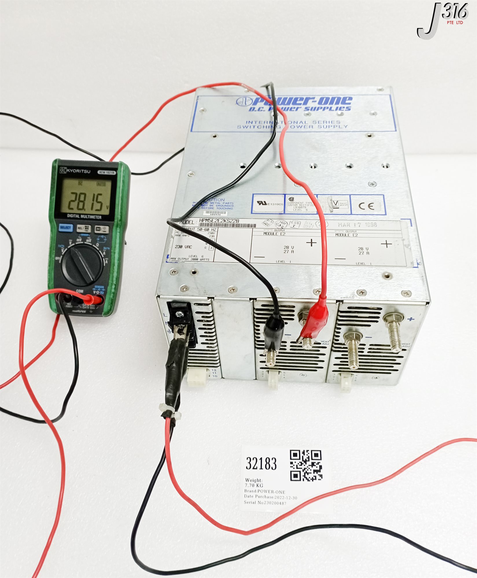 32183 POWER-ONE POWER SUPPLY, 230VAC, 28V, 27A HPM5E2E2KS228 | eBay